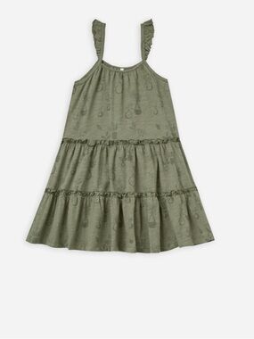 rylee + cru Rylee + Cru Potted Plants Jersey Dress in Fern  L OliveSundress